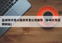 盐城市代驾小程序开发公司推荐（盐城代驾招聘网站）