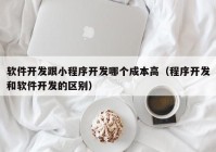 软件开发跟小程序开发哪个成本高（程序开发和软件开发的区别）