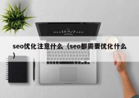 seo优化注意什么（seo都需要优化什么）