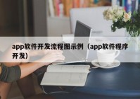 app软件开发流程图示例（app软件程序开发）